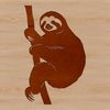 Creative Sloth Vector Graphics for Cricut A detailed illustration of a sloth, depicted in a vector format.