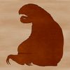 A simple illustration of a sloth in vector format.