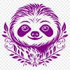 Unique Sloth In SVG Free Commercial Use Download