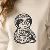 Ornate Sloth - PNG Format