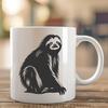 Artistic Sloth - Craft SVG