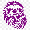 Unique Sloth Vector Craft File - Free SVG Download