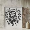 Stunning Sloth - Sublimation SVG