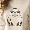 Sloth In DXF Format - Free Digital Download, Commercial Use