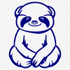 Sloth In SVGs - Free Commercial Use License