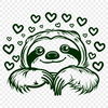 Beautiful Sloth In PDF - For Free Download, Commercial Use