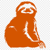 Free Unique Sloth Vector Art PNG - Commercial Use