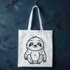 Creative Sloth Vector Drawing