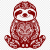 Unique Sloth Digital Drawing