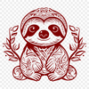 Ornate Sloth - For Laser Project