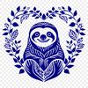 Creative Sloth SVG