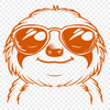 Stunning Sloth Wearing Sunglasses