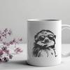 Sloth Printable Artwork In SVG, PNG, PDF And DXF Formats