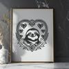 Artistic Sloth - Glowforge DXF