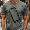 Vector Smartphone Design SVG A high-tech smartphone with sleek design, ideal for vector graphics and cutting machine stencils.