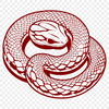 Reptile SVG Illustration An SVG representation of a reptile animal.