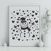 Creative Snow Vector Drawing - Free PNG