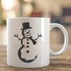 Creative Snowman In DXF