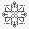 Stunning Snowflake SVG