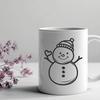 Snowman In SVG Format - Free Commercial Use License