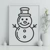 Free Snowman In SVG & PNG