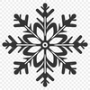 Snowflake Vector Illustration In SVG File Format For Free Download