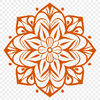 Artistic Snowflake In SVG, PNG, PDF And DXF File Formats - Free