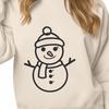 Artistic Snowman In DXF - Free Download