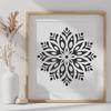 Snowflake In DXF Format - Free Commercial Use License