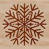 Free White Snowflake Clip Art Vector A delicate white snowflake with intricate patterns, perfect for winter-themed designs.