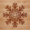 Beautiful Xmas Decoration Graphics A delicate 2D snowflake design created with vector graphics.