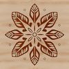 Free SVG Snowflake Clip Art for Winter Projects A delicate, symmetrical snowflake design made up of intricate lines and shapes, perfect for winter-themed projects.