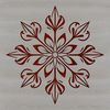 Beautiful Snowflake Clip Art for Crafting A delicate snowflake design, perfect for winter-themed projects, vector art for seamless scaling.