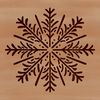 Beautiful Snowflake Pattern Template A delicate white snowflake with intricate patterns and shapes, ideal for winter-themed designs.