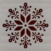 Beautiful Snowflake Pattern Design Delicate winter ornament featuring intricate patterns and symmetrical design elements.