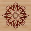 Beautiful Snowflake Illustration in SVG A delicate 2D illustration of a single snowflake with intricate patterns and frosty edges.