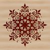 Beautiful Stylized Snowflake Vector Art A stylized winter snowflake made from intricate lines and shapes.