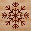 Beautiful Winter Design Snowflake Pattern Decorative snowflake design made from intricate lines and shapes in vector format.