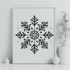 Artistic Snowflake SVG - For Winter Project