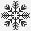 Stunning Snowflake In PDF & PNG