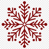 Artistic Snowflake - SVG Format