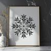 Creative Snowflake Stencil