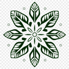 Artistic Snow Vector Image