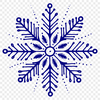 Creative Snowflake In PNG Format