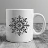 Unique Snowflake In PDF And PNG