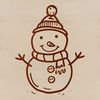 Beautiful Christmas Snowman SVG Image A winter-themed snowman made from vector shapes, ideal for digital and print use.