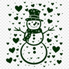 Creative Snowman In SVG & PNG