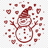 Unique Snow Artwork SVG - Free Download