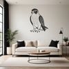 Falcon Illustration in Vector Format Detailed Drawing of a Falcon in SVG File