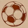 A digital illustration of a soccer ball used for vector art and graphic design.